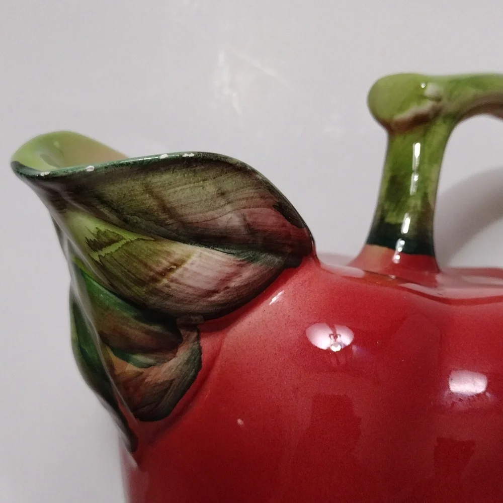 Williams Sonoma,  ceramic apple jug .
